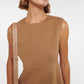 Crimea Virgin Wool Dress In Camel