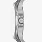 Oversized Bowen Gray-Tone and Silicone Watch