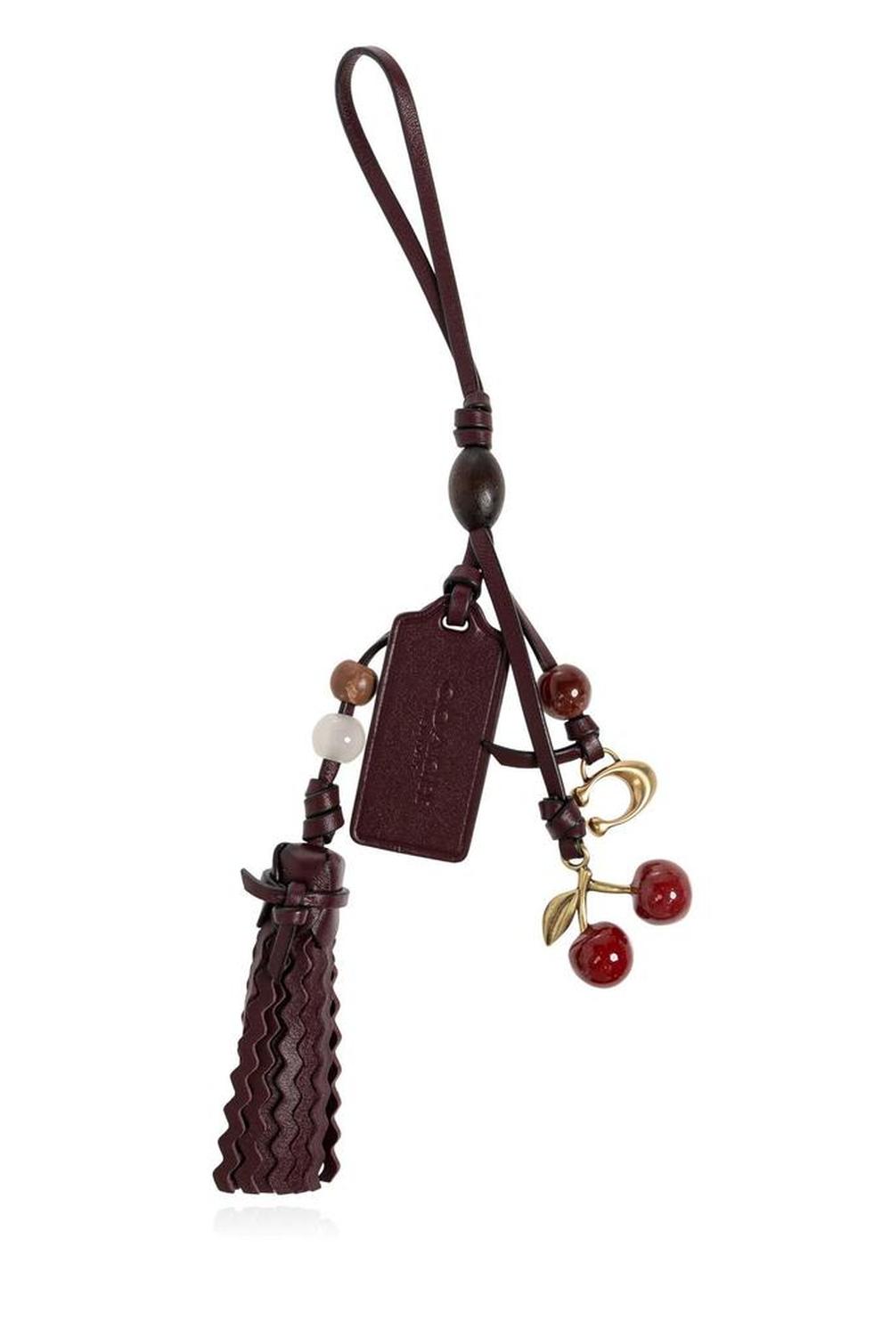 Coach Cherry Heritage Bag Charm