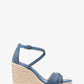 Mandy Denim Wedge Sandal