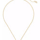 Cubic Zirconia Pendant Necklace, 16" + 3" extender