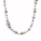 Faux Stone Signature Mixed Cultivated Pearl Collar Necklace