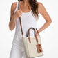 Vincent Small Signature Logo Convertible Tote Bag with Card Case