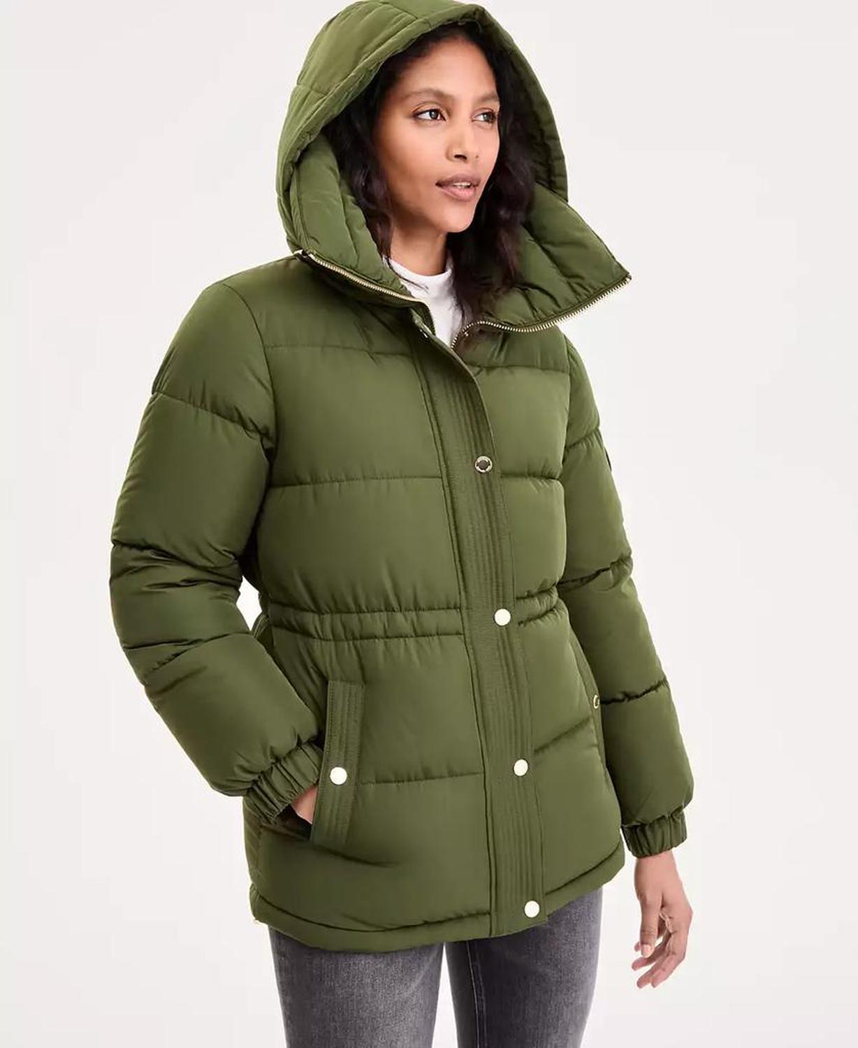 Women's Hooded Anorak Puffer Coat, Exclusively at Macy's