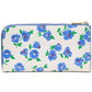 Devin Springtime Leather Zip-Around Continental Wallet