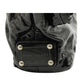 Studded Clutch in Black Patent Leather