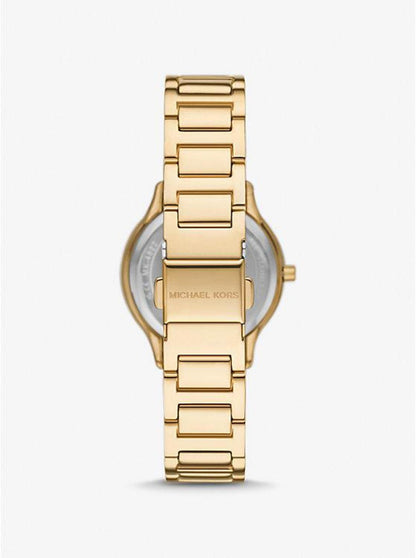 Mini Sage Pavé Gold-Tone Watch