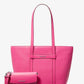 Jet Set Large 2-in-1 Pebbled Leather Tote Bag
