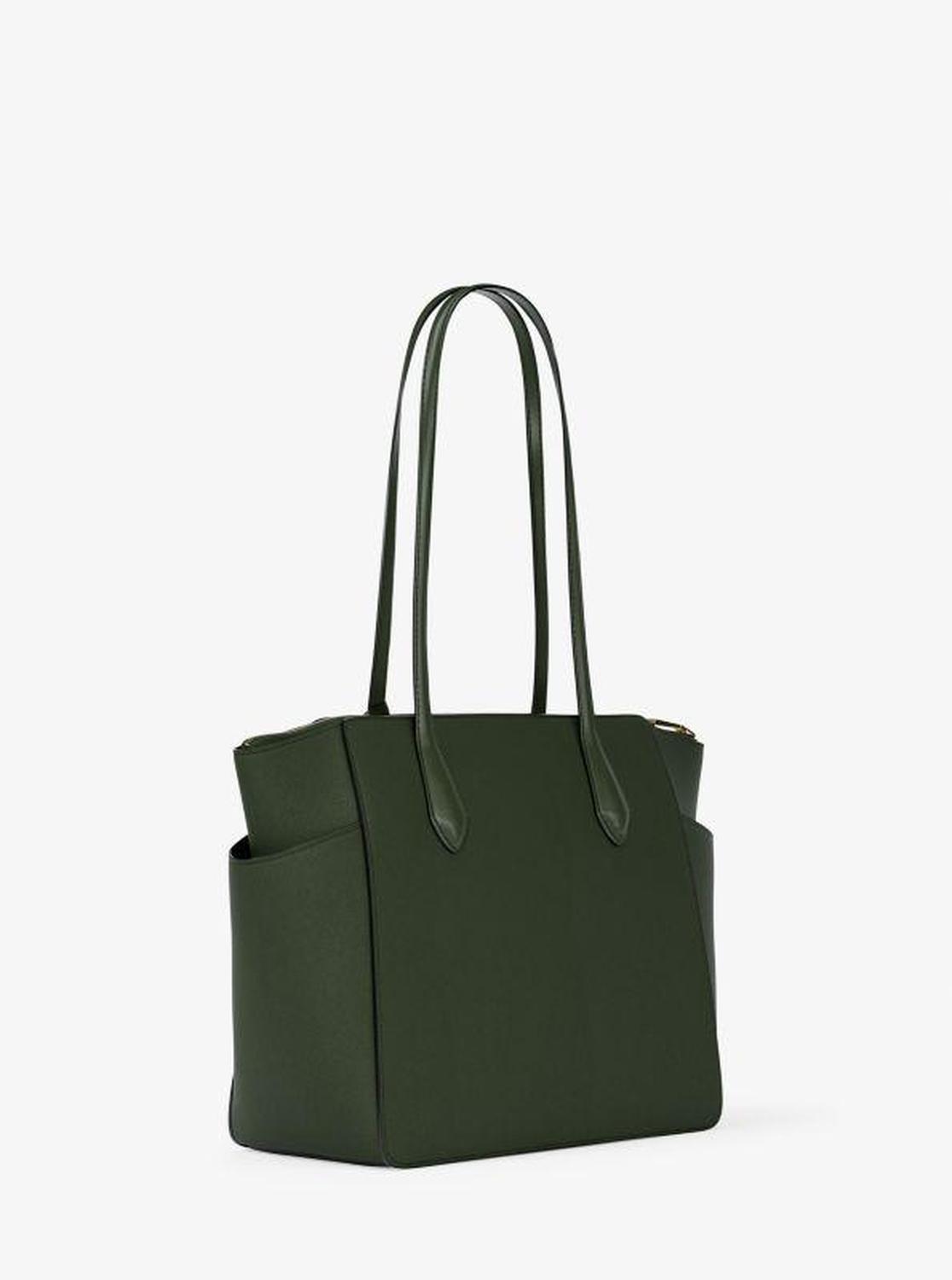 Marilyn Medium Saffiano Leather Tote Bag