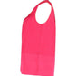Marc Jacobs Sleeveless Buttoned Top in Pink Silk