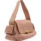 Shoulder Bag in Pink Leather