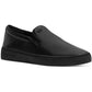 Keaton Womens Leather Lifetyle Slip-On Sneakers