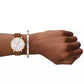 Women's Pyper Three-Hand Luggage Leather Watch and Jewelry Set, 38mm