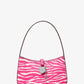 Lyra Small Zebra Print Calf Hair Pochette