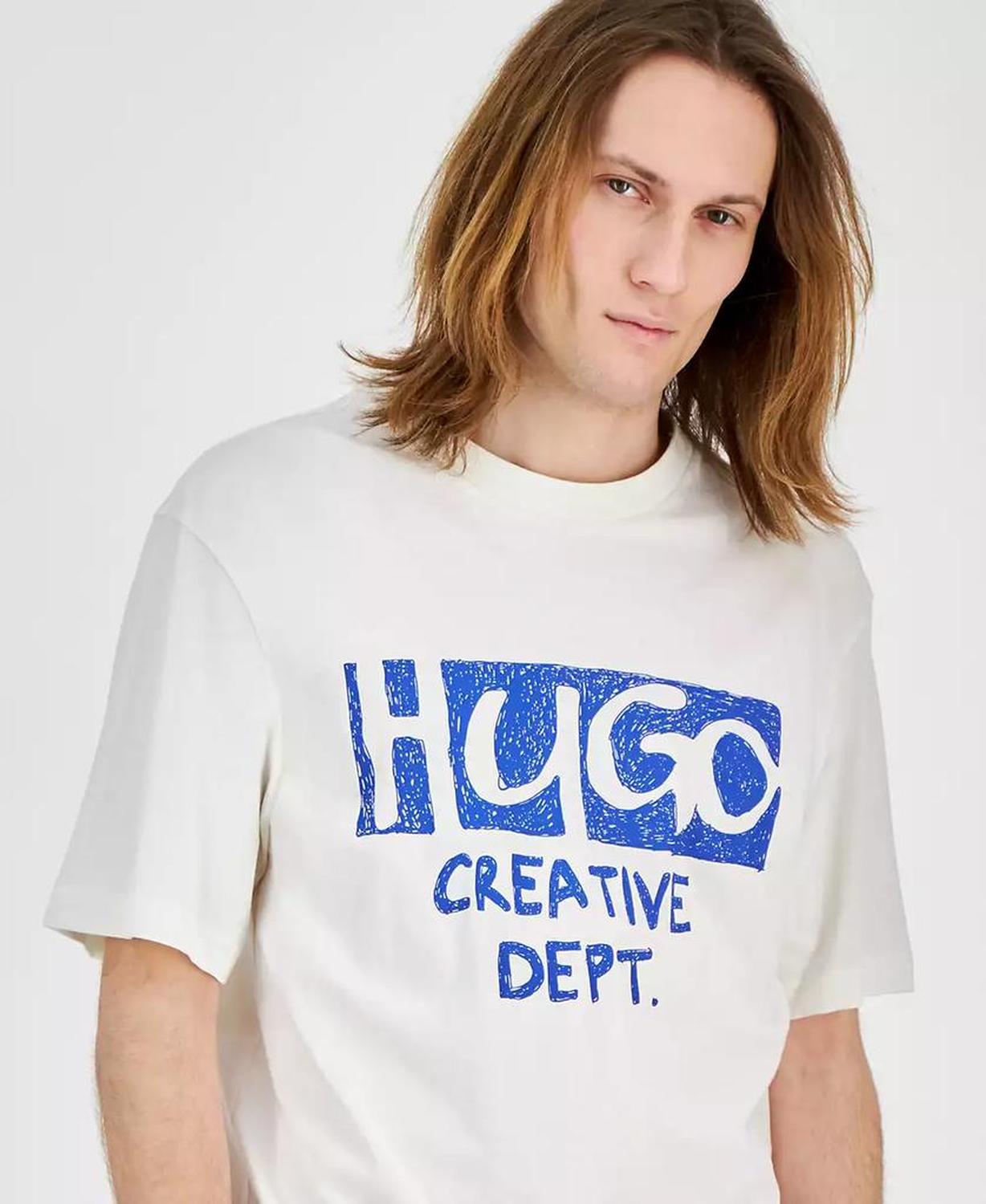 Men's Nugocrea Creative Department Short Sleeve Crewneck Logo Graphic T-Shirt