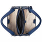 Knott Denim Check Crossbody Tote