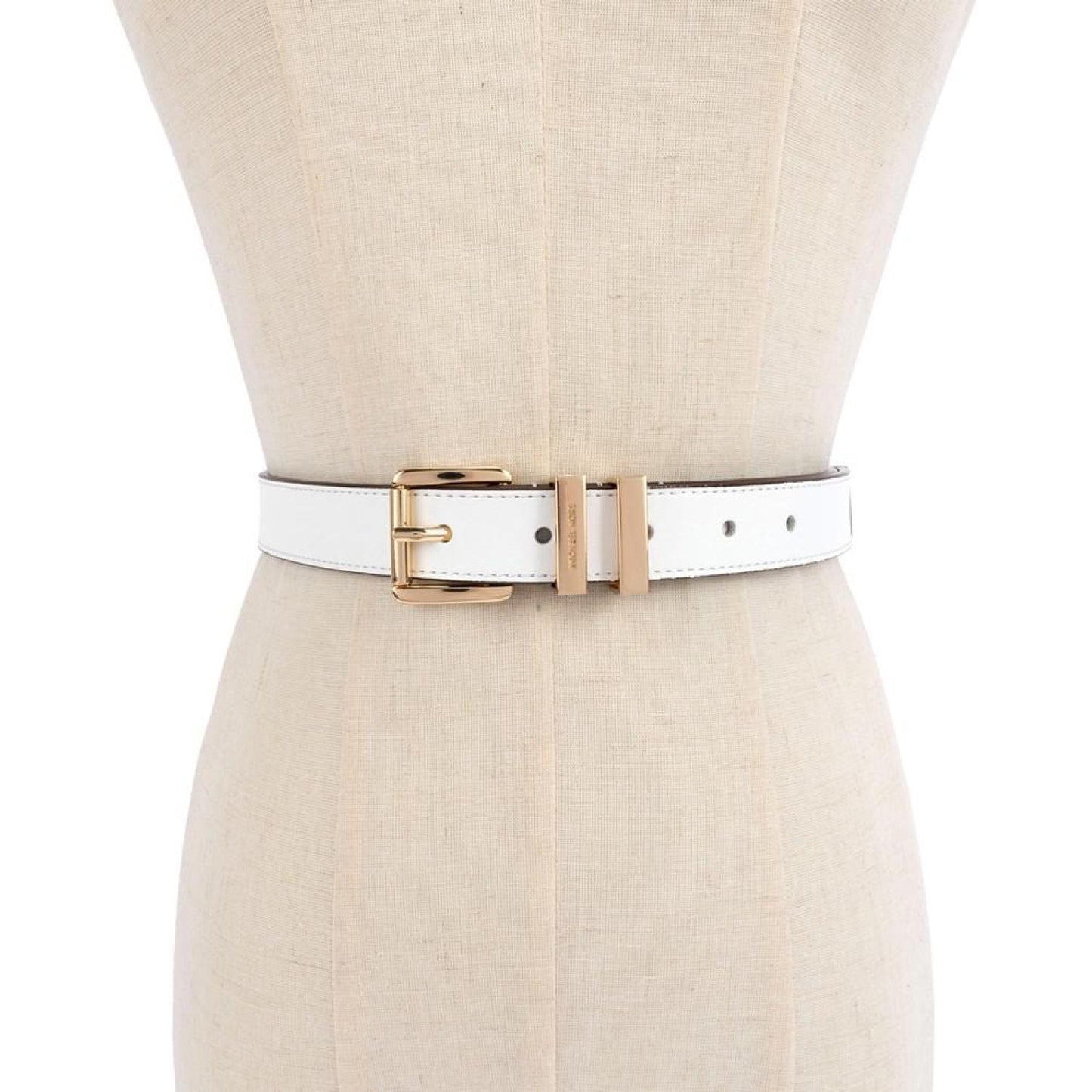 Women's Leather Metal-Loop Belt