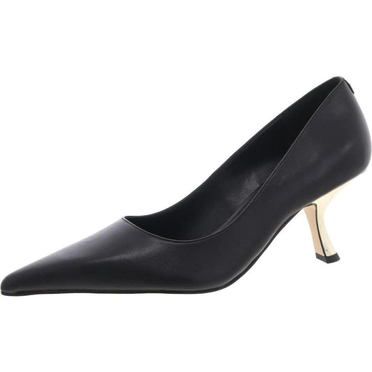 Luna Mid Womens Leather Slip-On Pumps