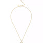 Signature Mother of Pearl Coin Pendant Necklace
