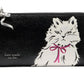 Whiskers Saffiano Leather Zip Around Continental Wallet