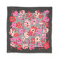 Women's Houndstooth Poppies Modal Square Scarf
