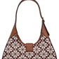 Kate Spade Flower Jacquard Zipped Shoulder Bag