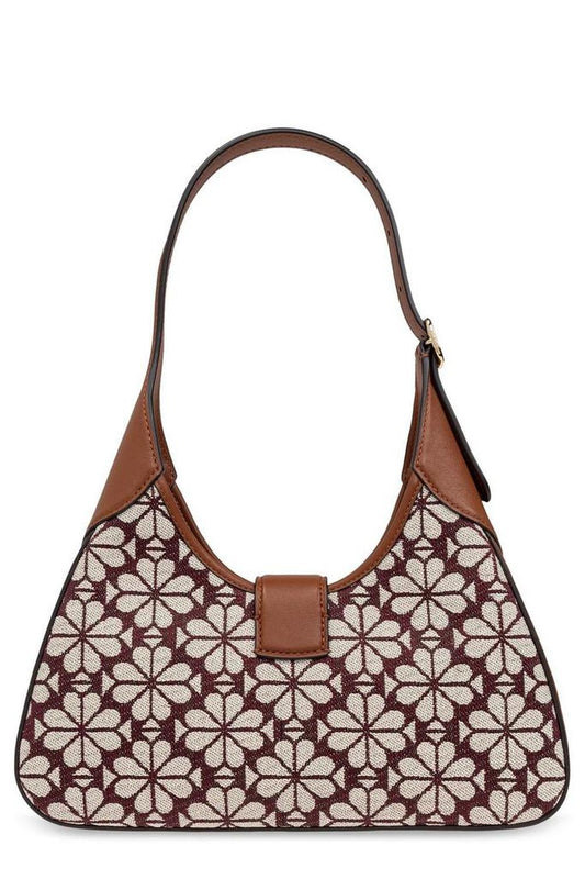 Kate Spade Flower Jacquard Zipped Shoulder Bag
