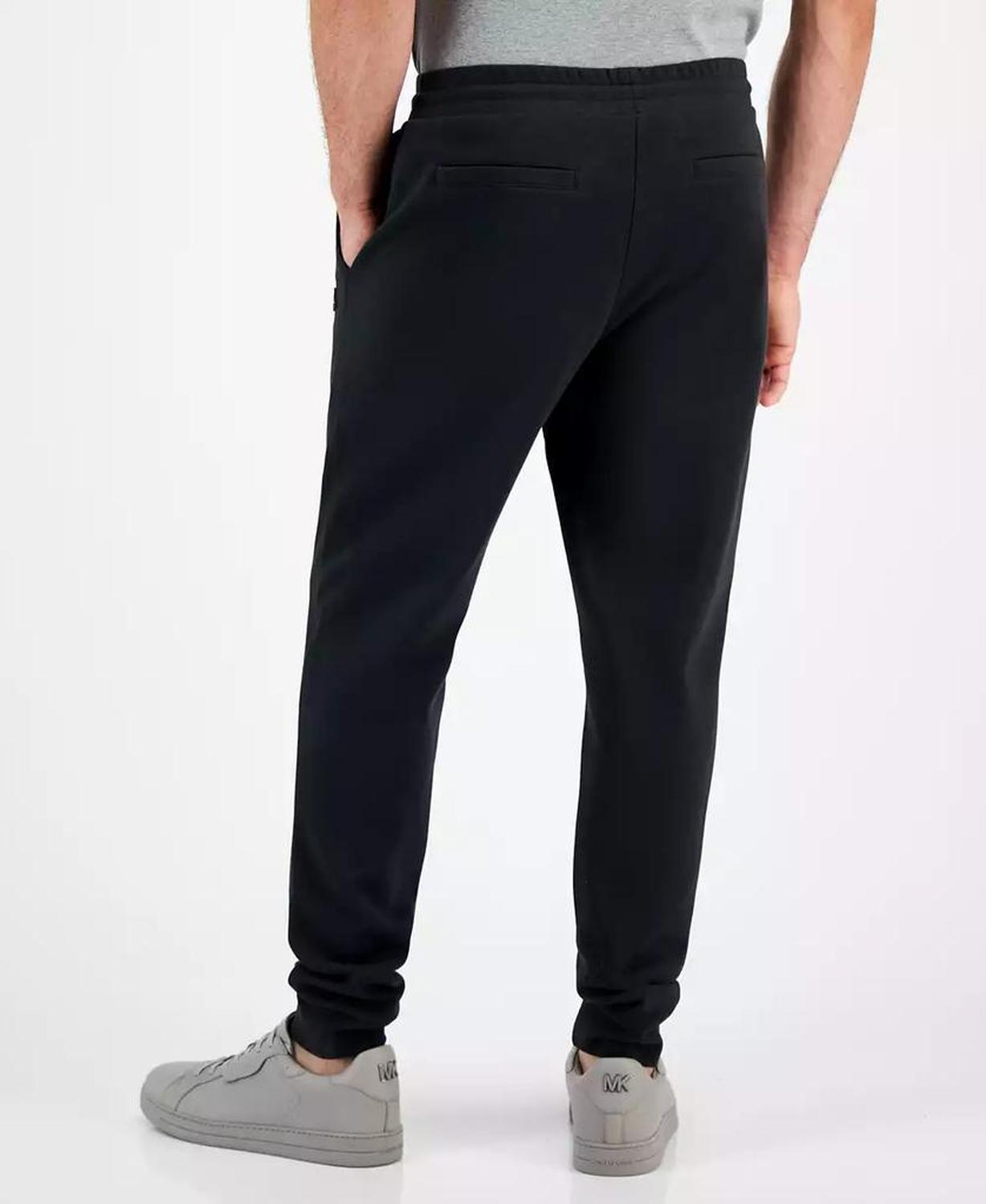 Men's Textured-Logo Jogger Pants