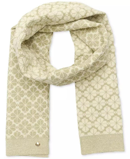 Spade Flower Tonal Scarf