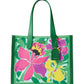 Manhattan Tropical Foliage Canvas Jacquard Small Tote