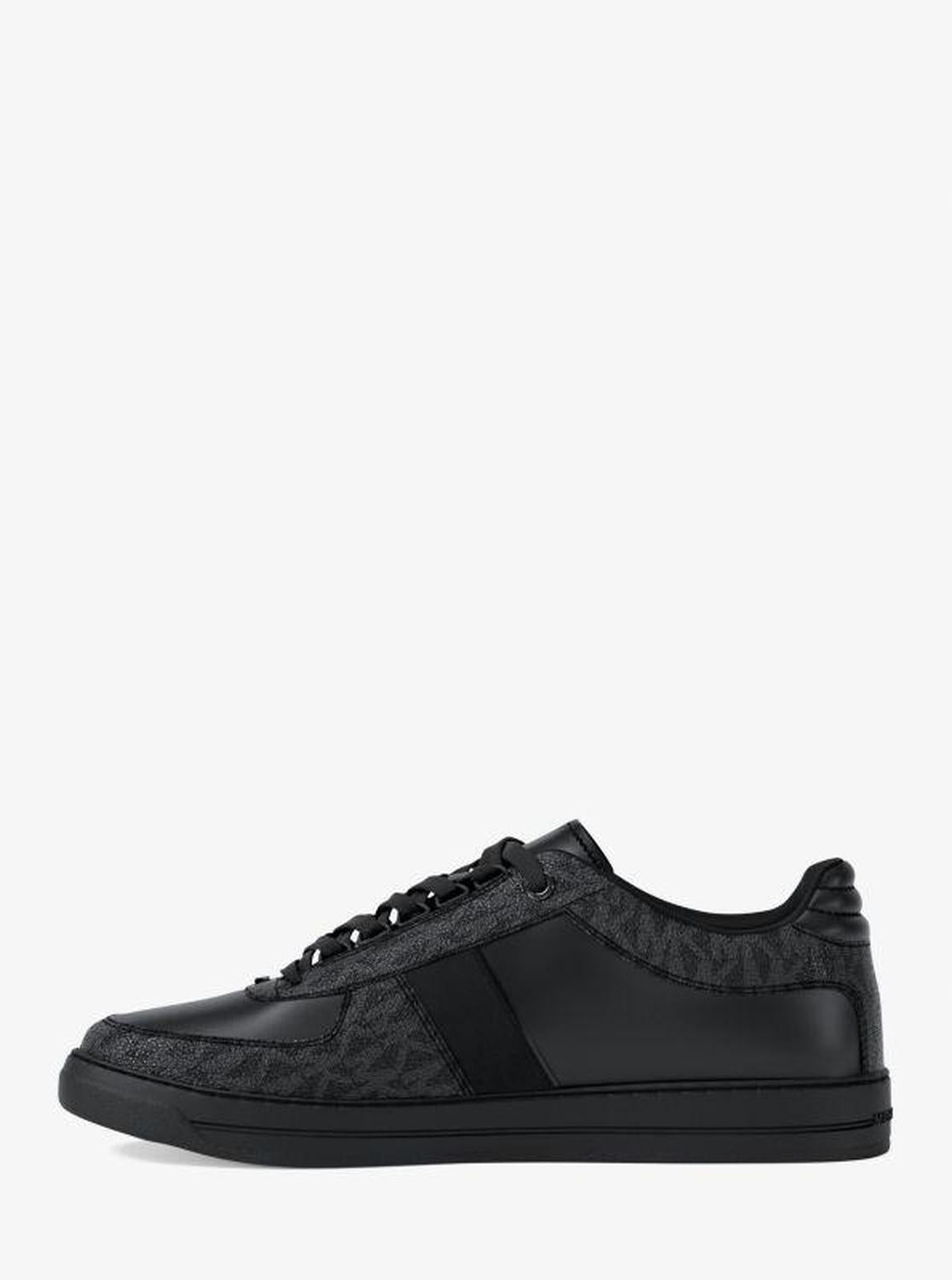 Brady Signature Logo and Leather Sneaker