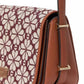 Spade Flower Jacquard Flap Crossbody