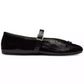 Women's Sculpted C Crinkle Patent Leather Soft Mary Jane Flats