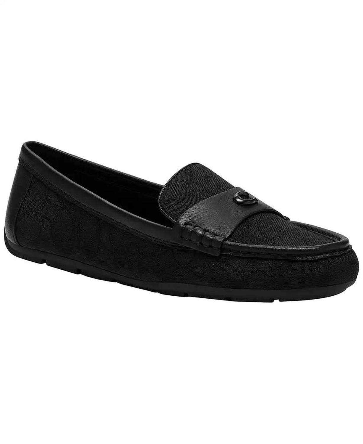 Women's Sculpted C Round Toe Suede Driver Loafers
