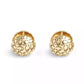Signature Quilted Orb Huggie Earrings