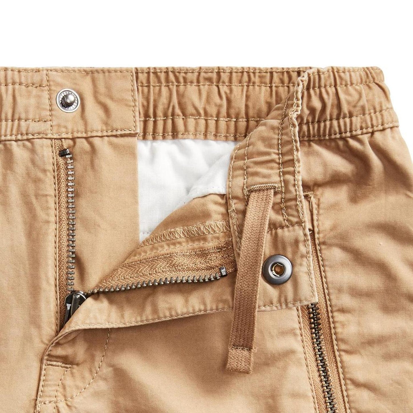 Cotton Poplin Jogger Pants (Little Kids)