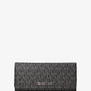 Jet Set Large Signature Logo Tri-Fold Wallet