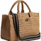 Small Straw Cargo Tote Bag 26