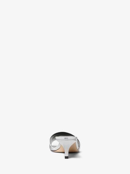 Merriam Leather Kitten Heel Sandal
