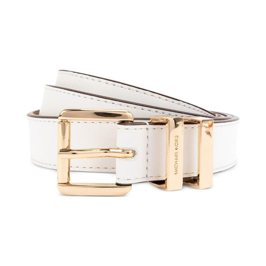 Women's Leather Metal-Loop Belt