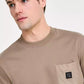 Men's Cotton Relaxed Crewneck Pocket T-Shirt