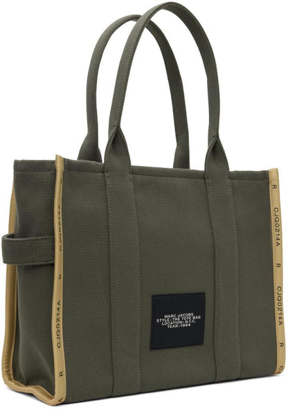 Khaki 'The Jacquard Large' Tote