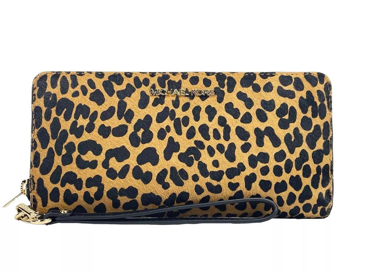 Jet Set Animal Print Continental Wristlet Women's Wallet
