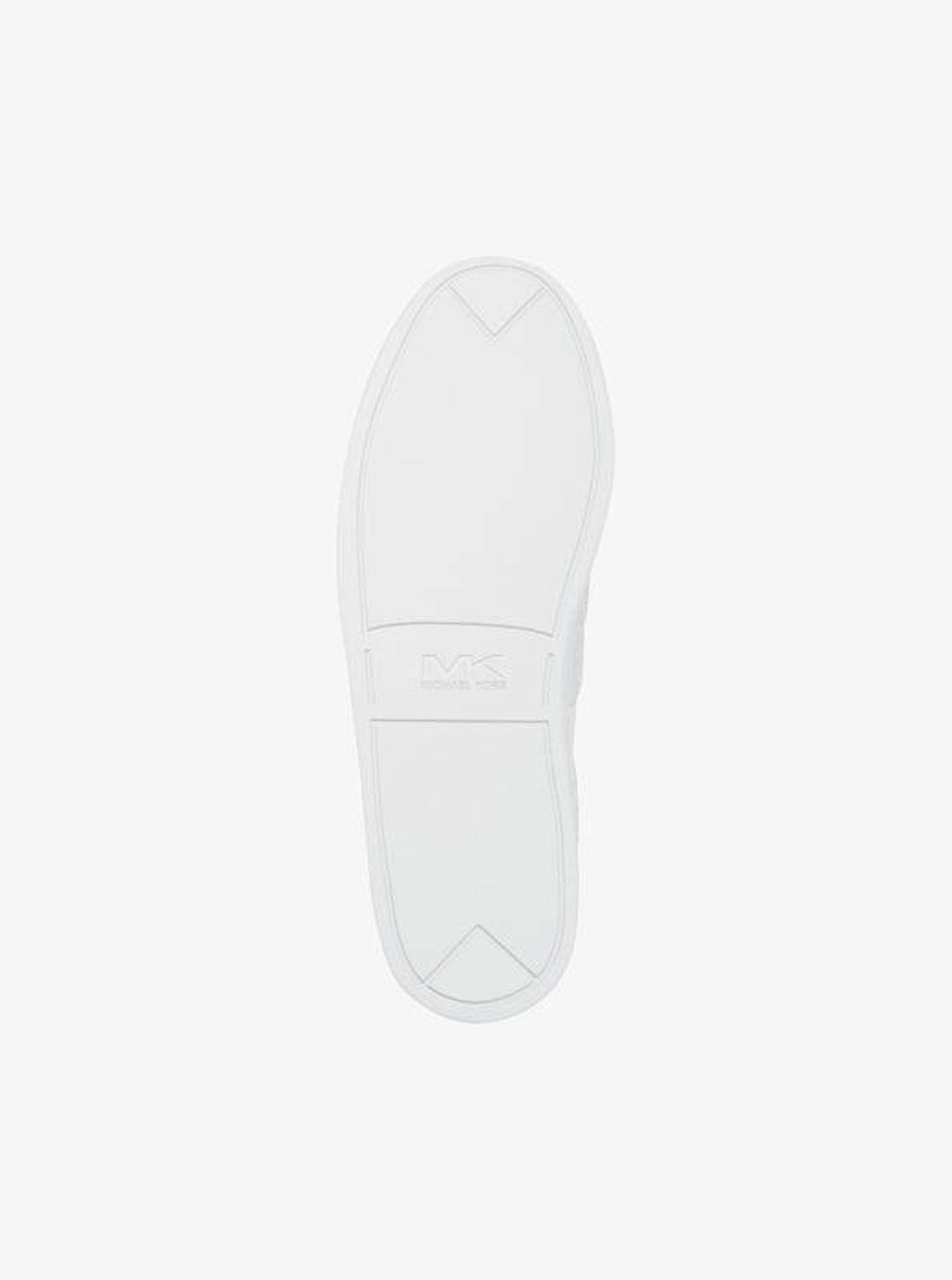 Brady Signature Logo and Leather Sneaker