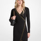 Studded Wrap Dress