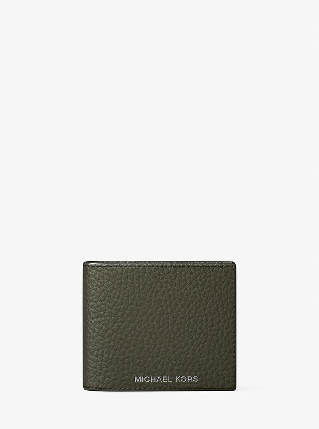 Hudson Pebbled Leather Billfold Wallet