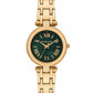 Women's Laney Three-Hand Gold-Tone Stainless Steel Watch, 30mm