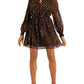 Morgane Womens Keyhole Mini Shift Dress
