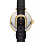 Women's Gracie Round Three-Hand Black Leather Watch, 32mm