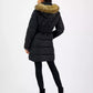 Women's Faux-Fur-Trim Hooded Puffer Coat, Created for Macy's
